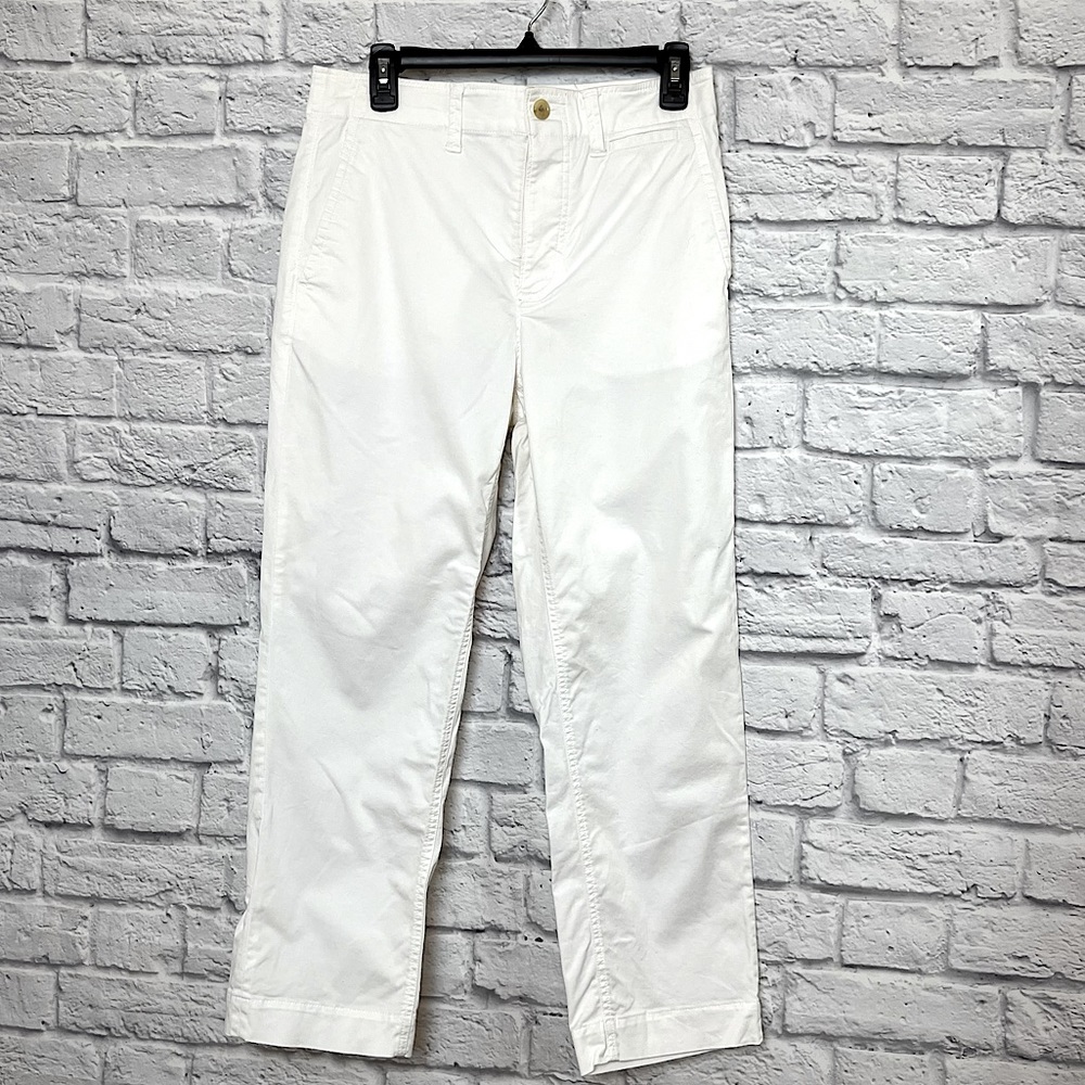 LAST CALL!! Everlane White Ankle Pant Button Fly